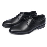 Ascot - Men's Black Box Leather Oxford Shoe - LS-5