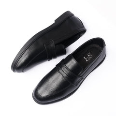 Barq - Men's Oxblood Pebble Grain Leather Shoes - LS-9