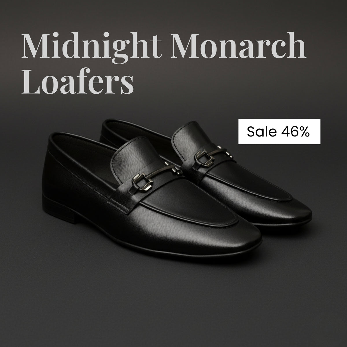 Midnight Monarch Loafers